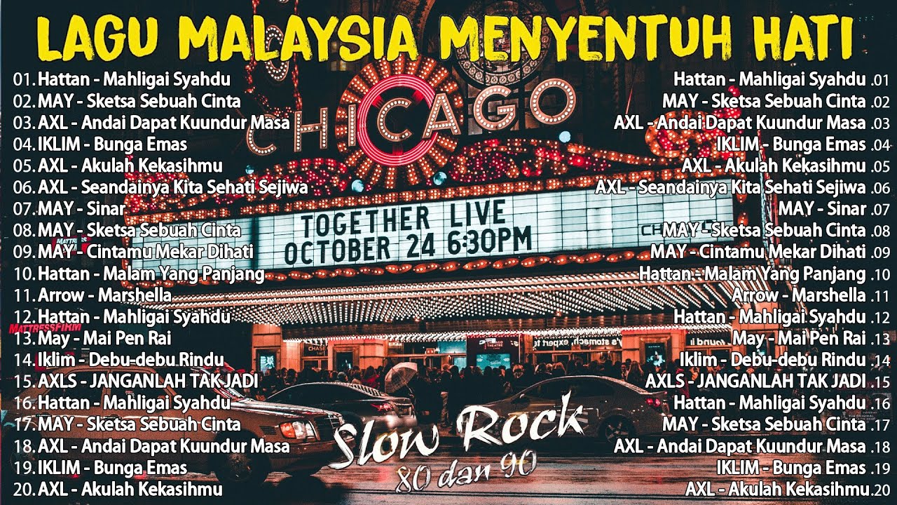 KOLEKSI JIWANG 80AN DAN 90AN TERBAIK - LAGU 40 LAGU2 JIWANG 80AN - 90AN - LAGU SLOW ROCK MALAYSIA