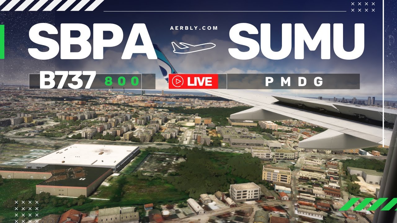 DESAFIO INTERNACIONAL com o 737-800 PMDG! Será que dá pra chegar em Montevidéu? | SBPA ➡ SUMU