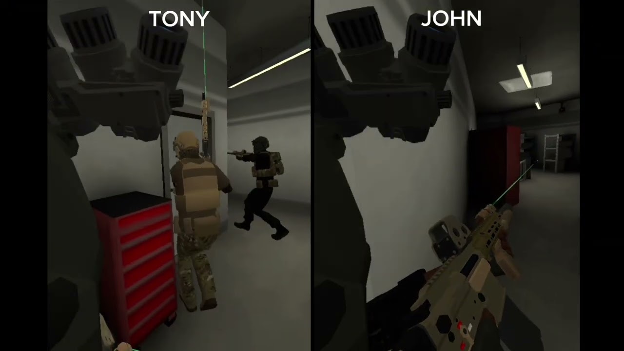 Tactical assault 3 man CQB