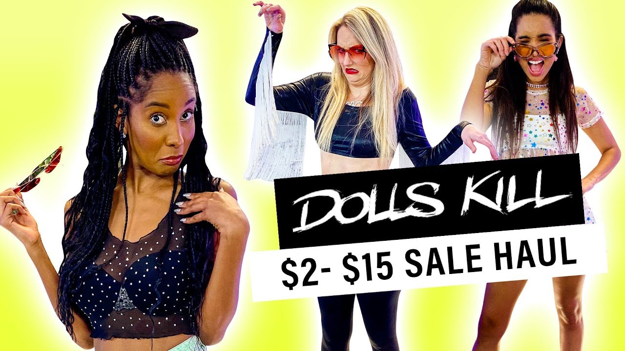 We Try the Cheapest Clothes from Dolls Kill!