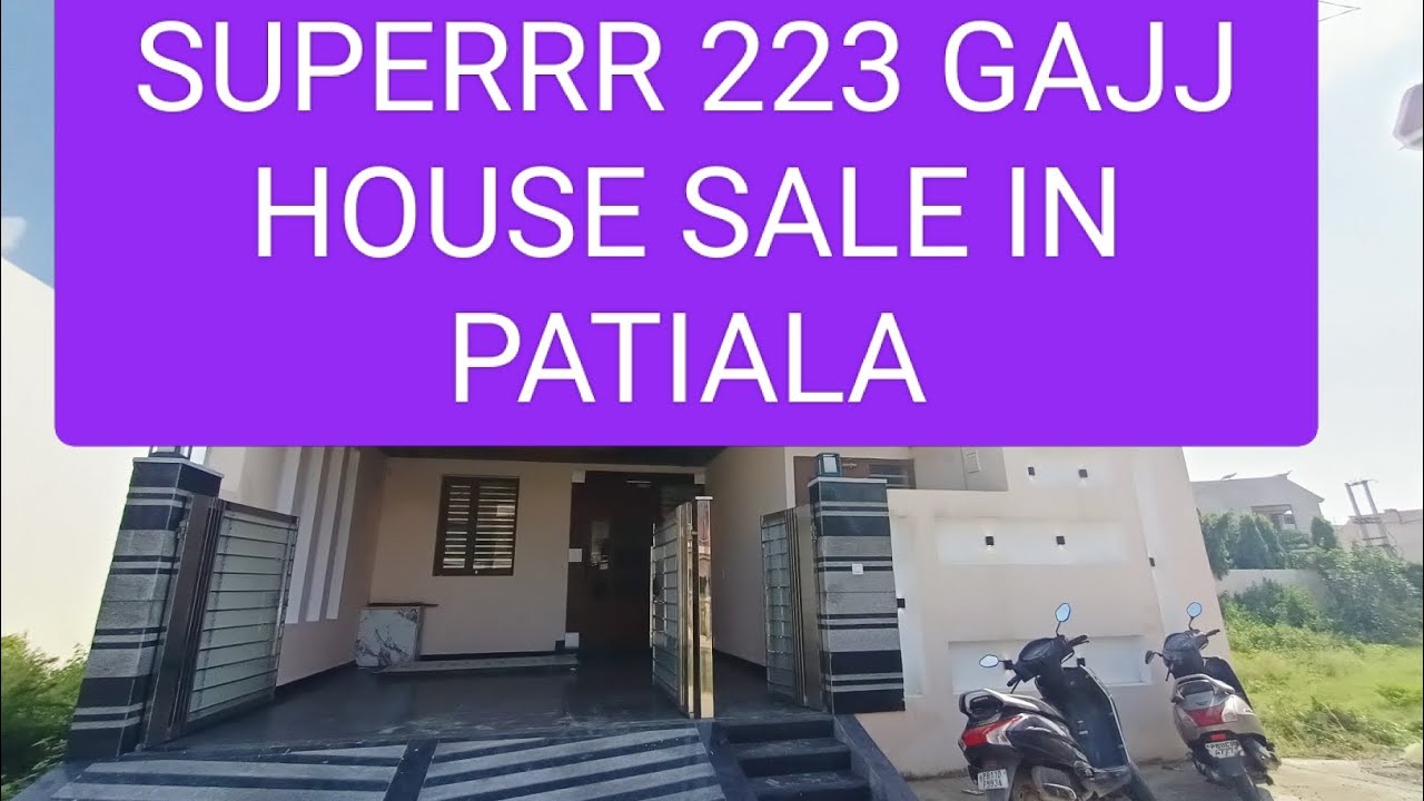 9876629002 SUPERRRR...223 GAJJ HOUSE FOR SALE IN GHUMAN NAGAR PATIALA #houseforsaleinpatiala 