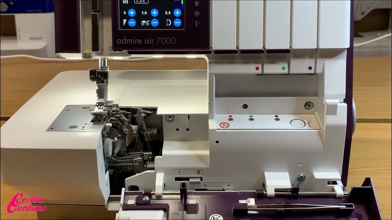 Tutorial Pfaff Admire 7000- Parte uno Tagliacuci