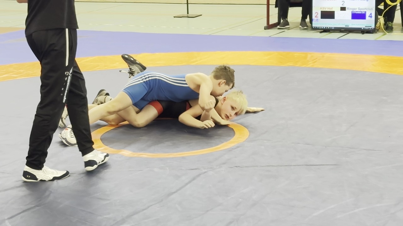 Wrestling / Ringen,  Sparkassenpokal Jena 2025, Freestyle, U12, 44 kg, Bauer - Fiebich