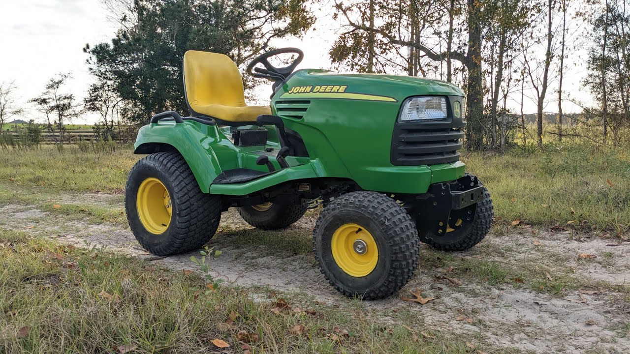 Finishing up the John Deere x495
