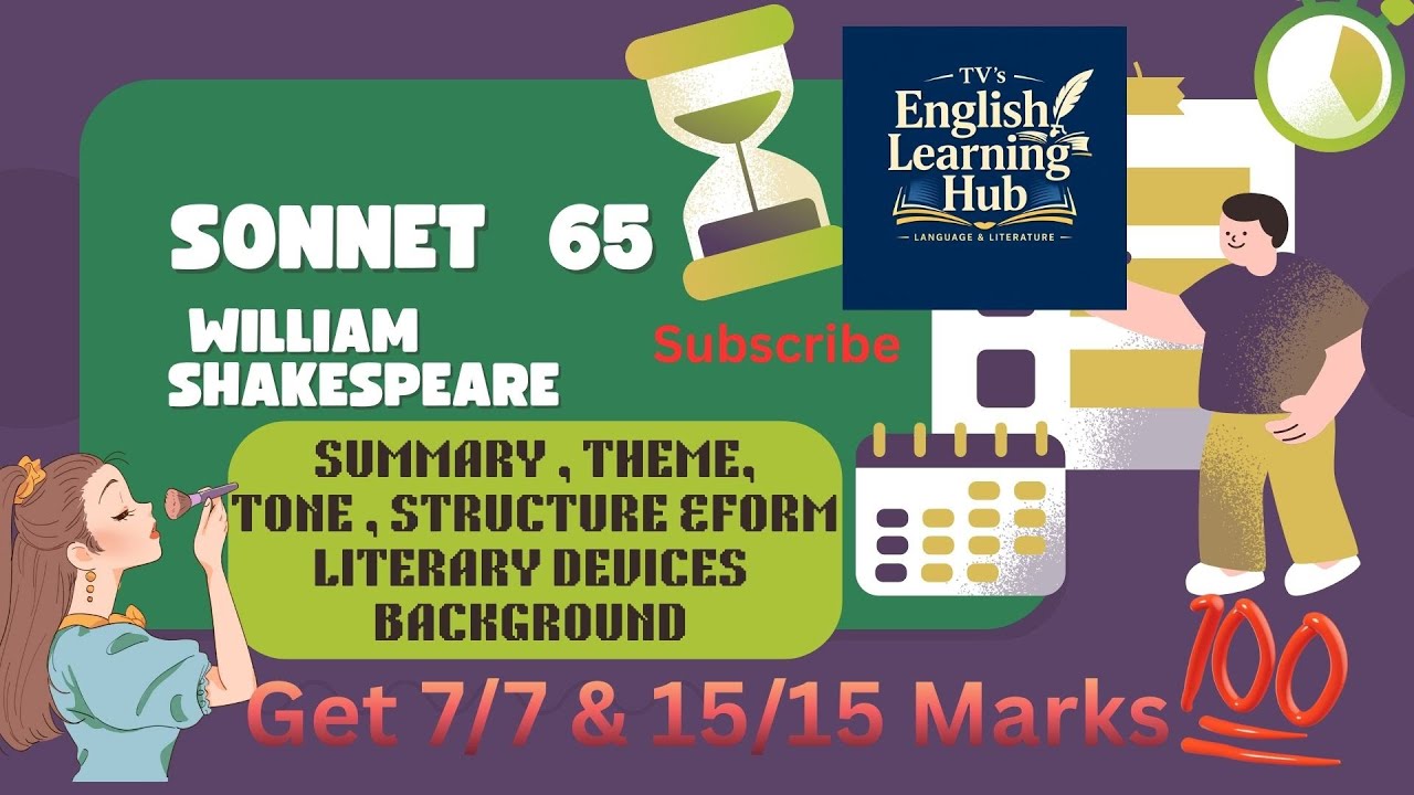 Sonnet 65 by William Shakespeare | Summary, Themes, structure & form, Literary devices in english 