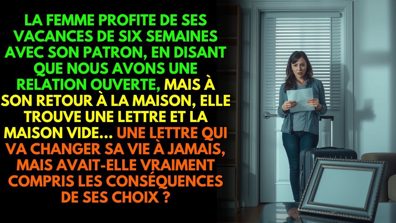 💔🍷FEMME INFIDÈLE RETOURNÉE À LA MAISON ET A TROUVÉ UNE MAISON VIDE ET UNE VIE DÉTRUITE
