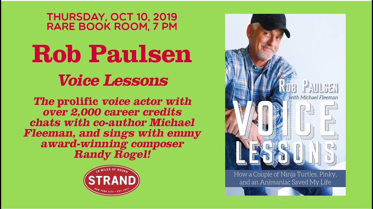 Rob Paulsen | Voice Lessons