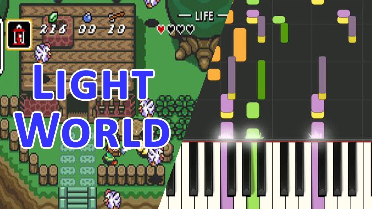 Piano - SNES The Legend Of Zelda A Link To The Past - Light World