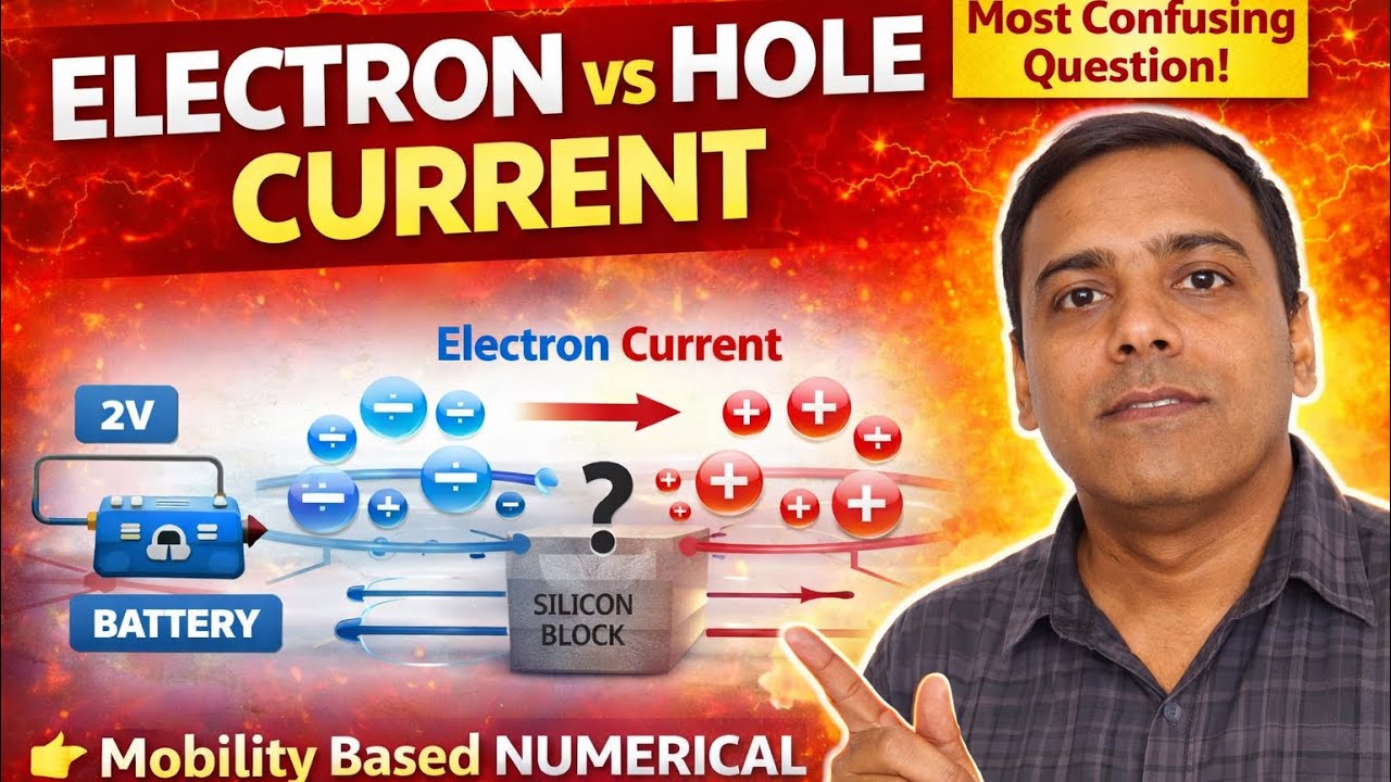 How Electron Mobility Decides Current? ⚡ | Class 12 Physics