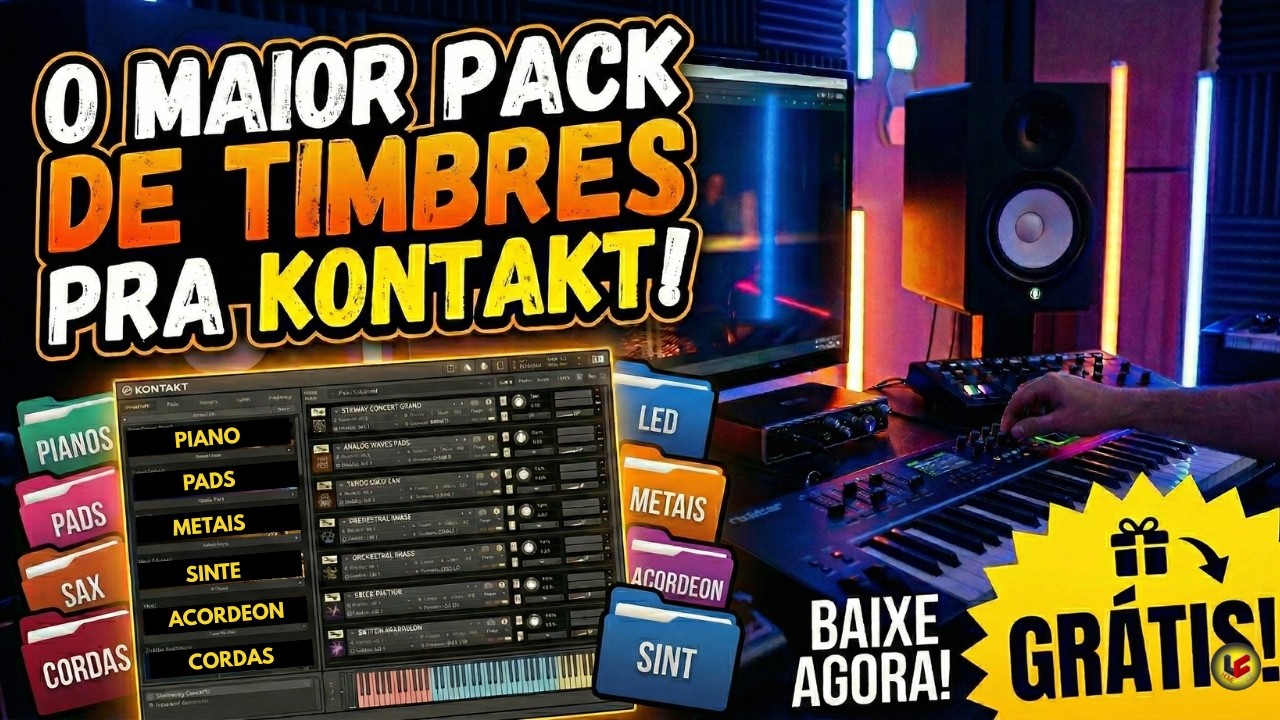 SUPER PACK DE TIMBRES FREE (KONTAKT) 47 TIMBRES