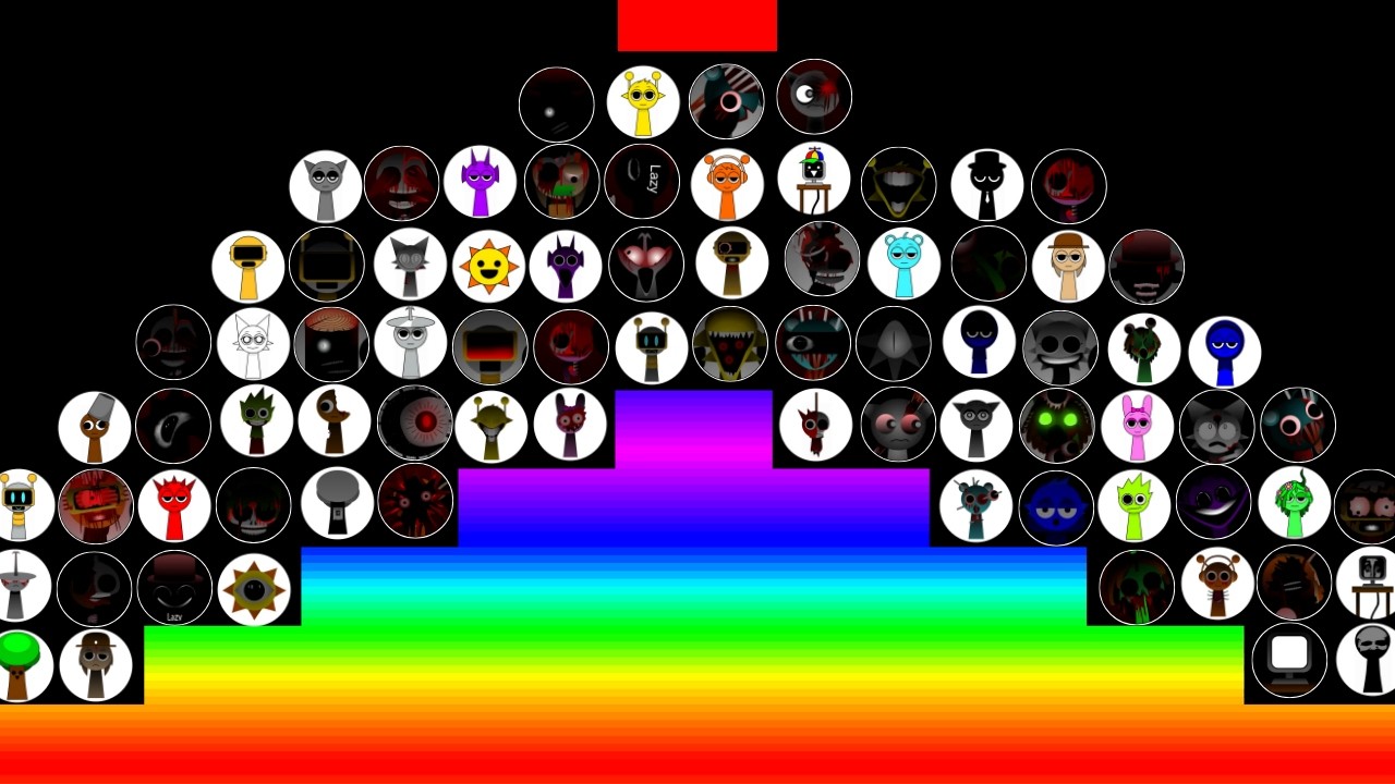 ALL 100 Sprunki Phase 1 - 5 Survival Marble Race