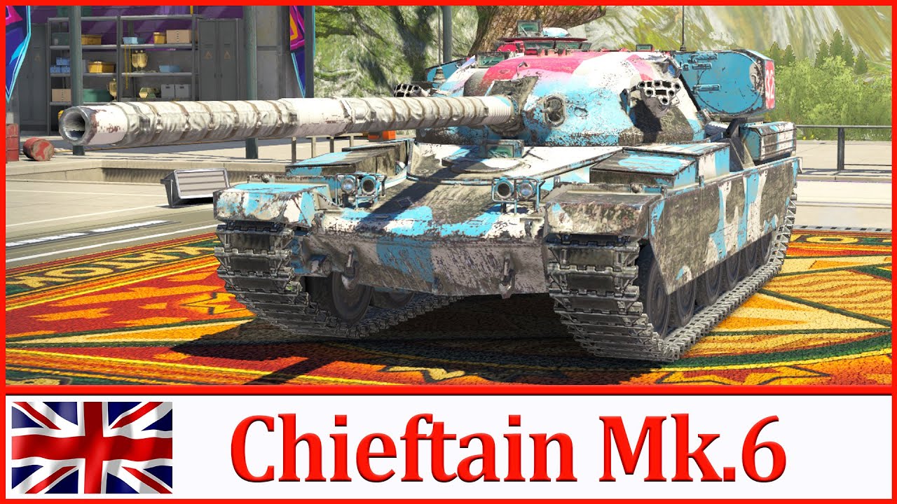 Chieftain Mk.6. Пробую 2 отметки. Часть 4. Tanks Blitz #shorts #танксблиц #tanksblitz