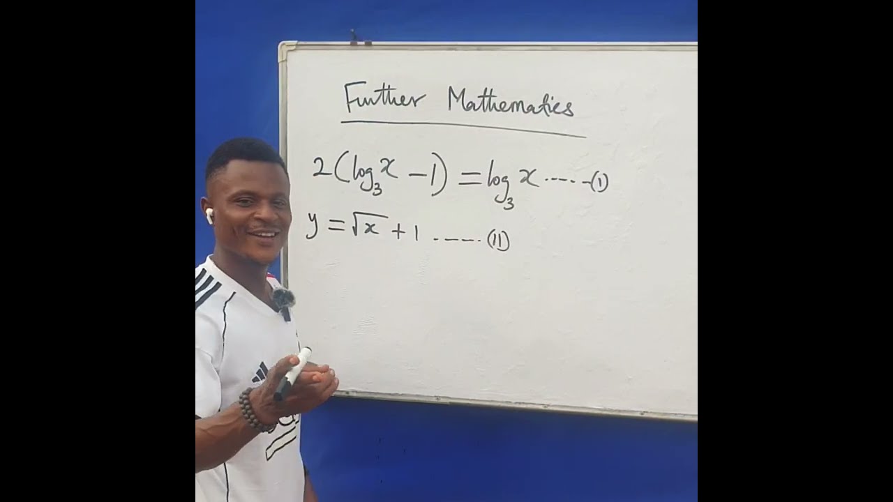 How to solve this logarithmic simultaneous equation
