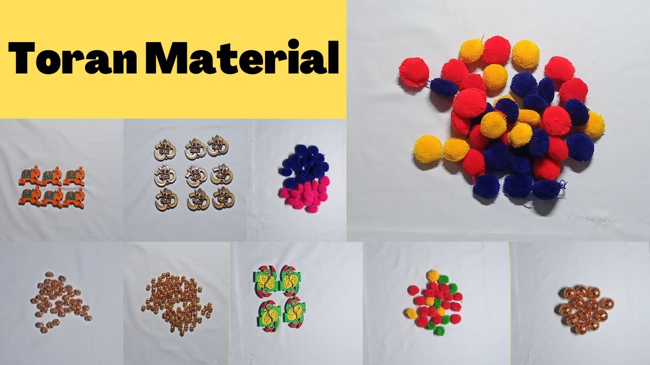 Most requested video toran material detail | Where to buy toran material | Beautiful toran material