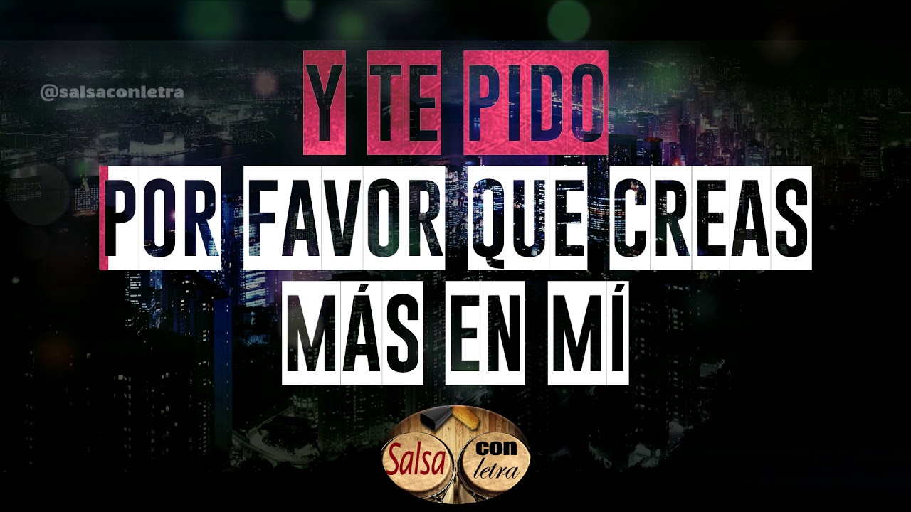 Yo que no vivo sin ti - Puerto Rican Power+letra (Salsa Con Letra) HQ