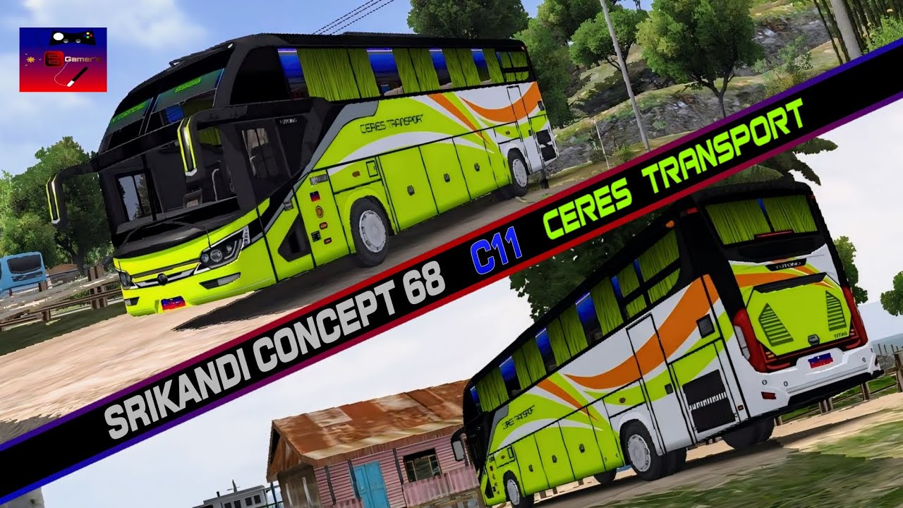 Srikandi Concept 68 | C11 Ceres Transport | Bussid Skin