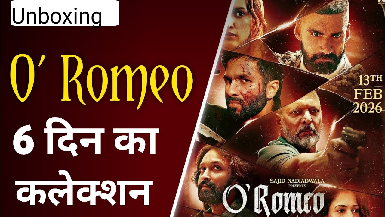 Shahid Kapoor O&rsquo;Romeo Box Office Day 6 | Total 43.85 Crore Cross!