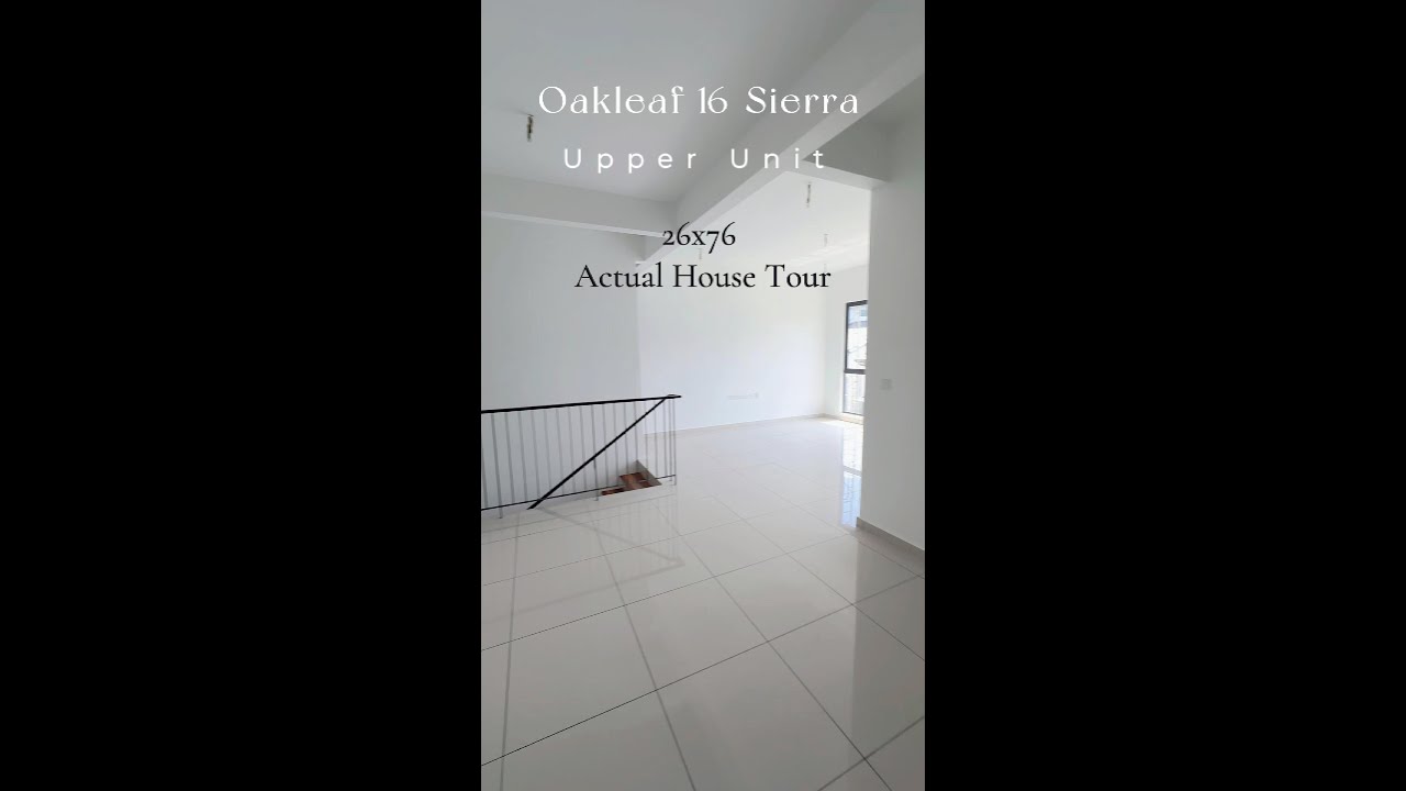 Sierra 5 Oakleaf 3 Storey Townhouse Actual Upper Unit | 蒲种16 Sierra | G&G | 10min To IOI City Mall