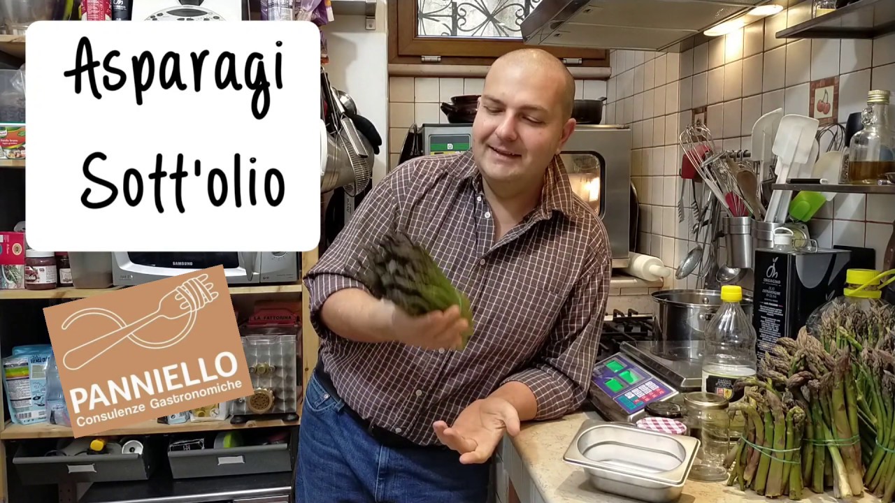 Домашняя спаржа в масле