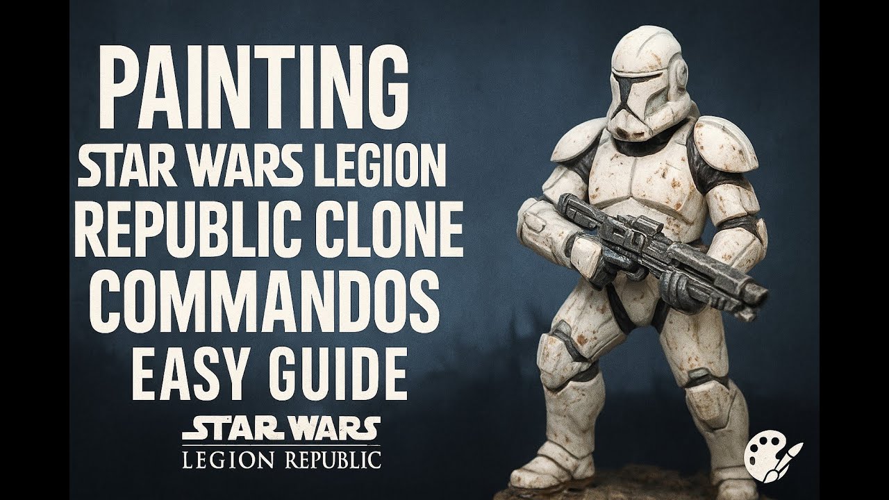 Painting Star Wars Legion Republic Clone Commandos: Easy Guide