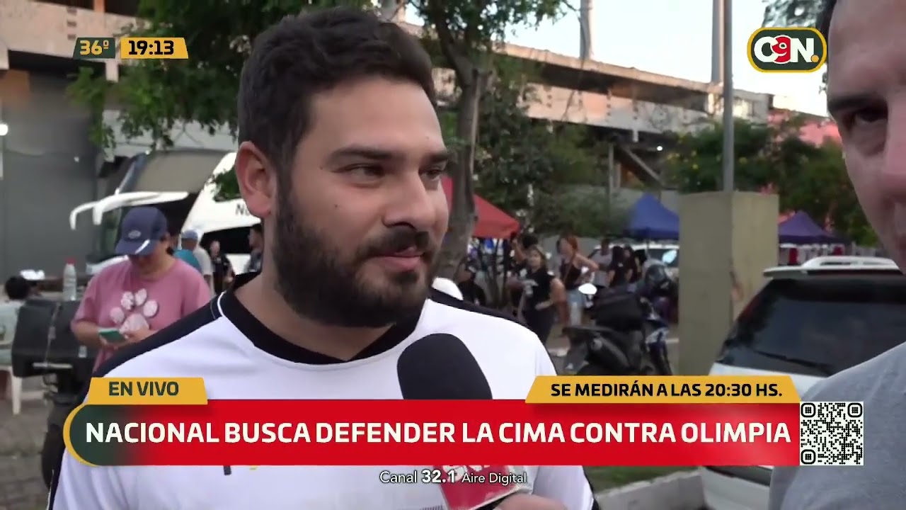Nacional busca defender la cima ante Olimpia en medio de incidentes