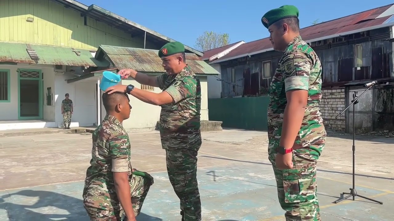 Tradisi Masuk Satuan, Tanda Sah Jadi Warga Ajenrem 101/Antasari