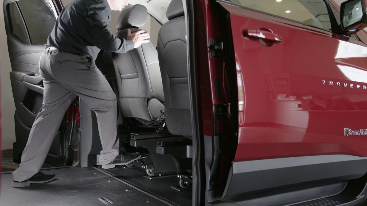 BraunAbility Step and Roll Removable Car Seats for Added Vehicle Seating Flexibility
