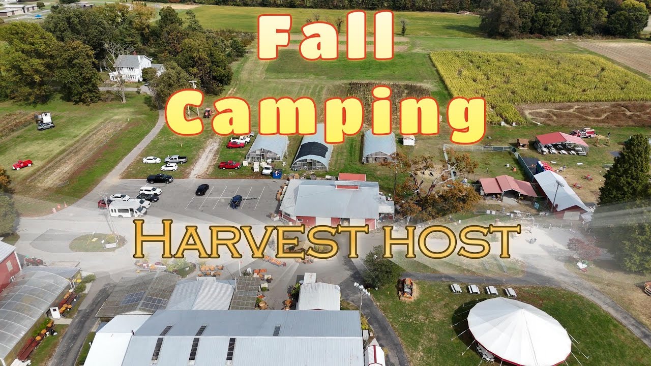 Harvest Host, осенний кемпинг
