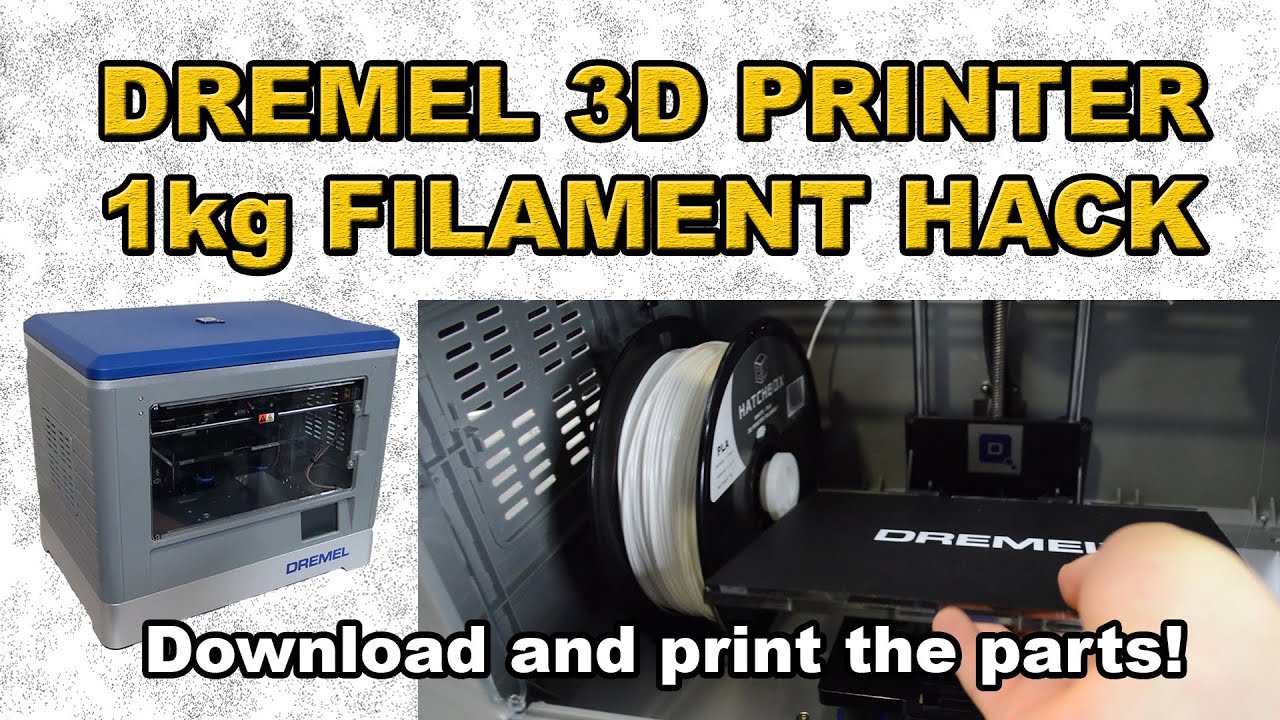 DREMEL 3D PRINTER 1kg FILAMENT HACK