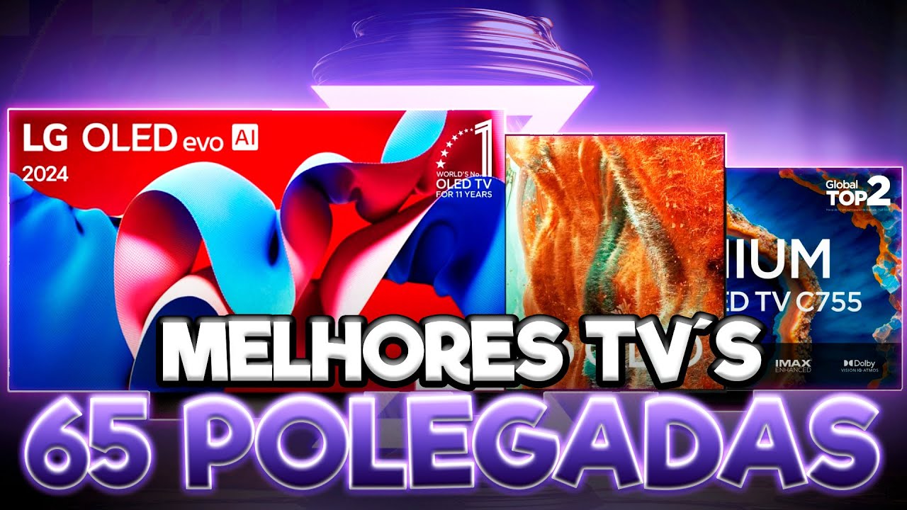 Top 10 Melhores TVs de 65 Polegadas em 2025