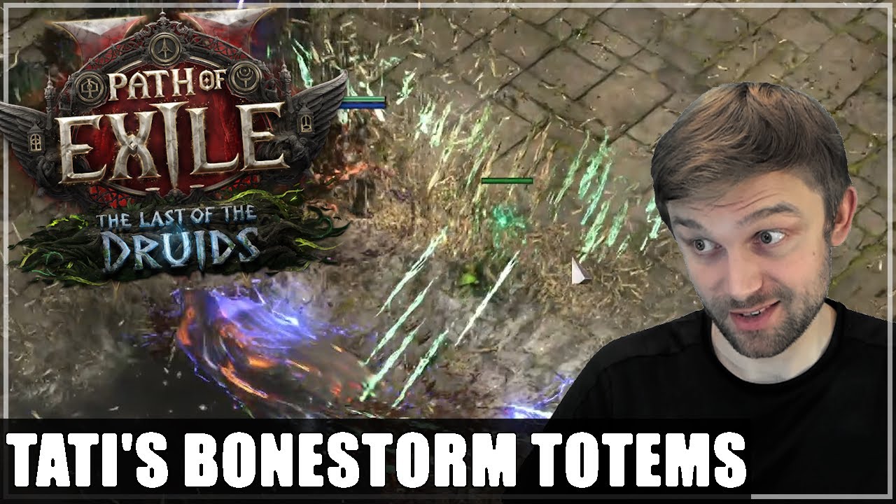 [PoE 2] Bonestorm Totems Build - Tankier and Bigger DPS, but Slower Mapping