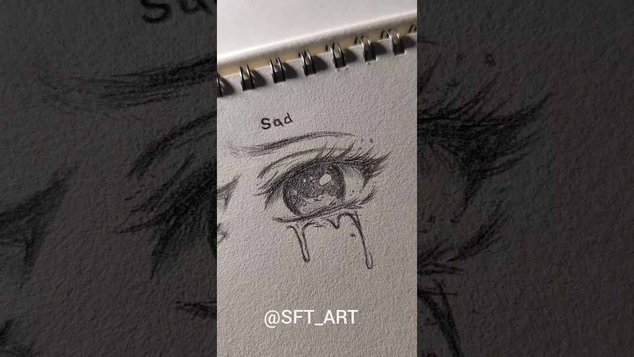 Drawing Anime eye expressions... #sketch #eyes #art #shorts