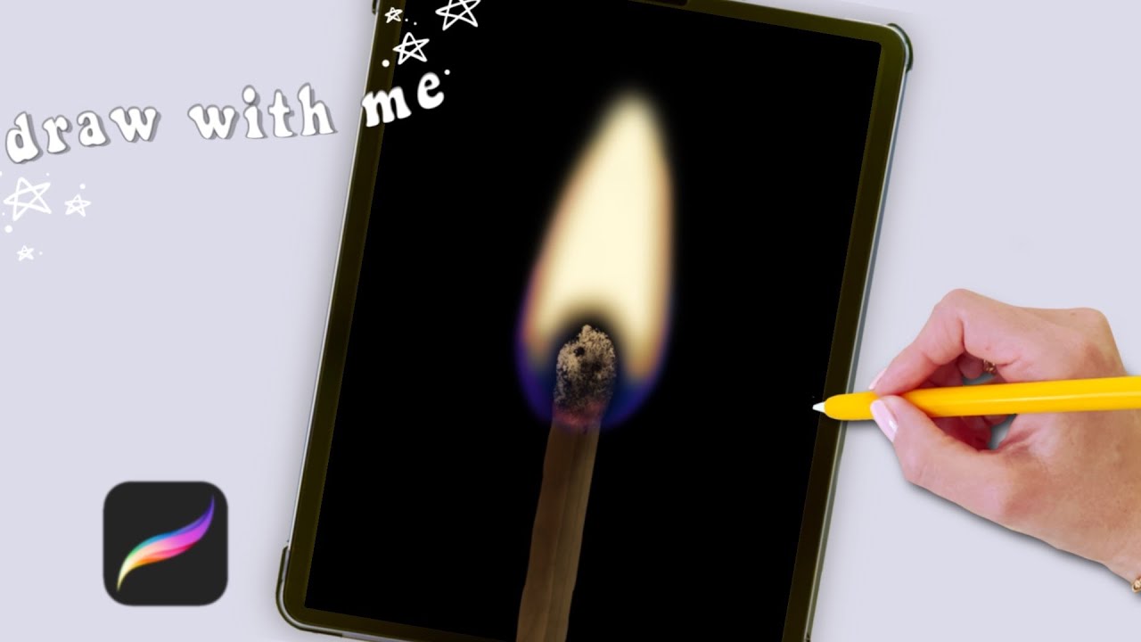 Procreate Drawing for Beginners: Realistic Match | Step by Step Tutorial