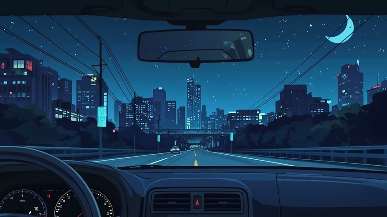 lo-fi midnight drive city lights & solitude