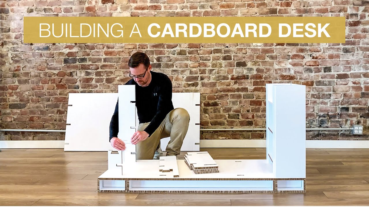 Building a Cardboard Desk