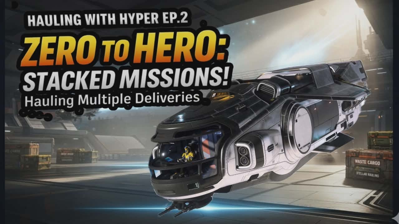 Star Citizen Hauling | Hauling With Hyper Ep.2 &ndash; Stacking Missions