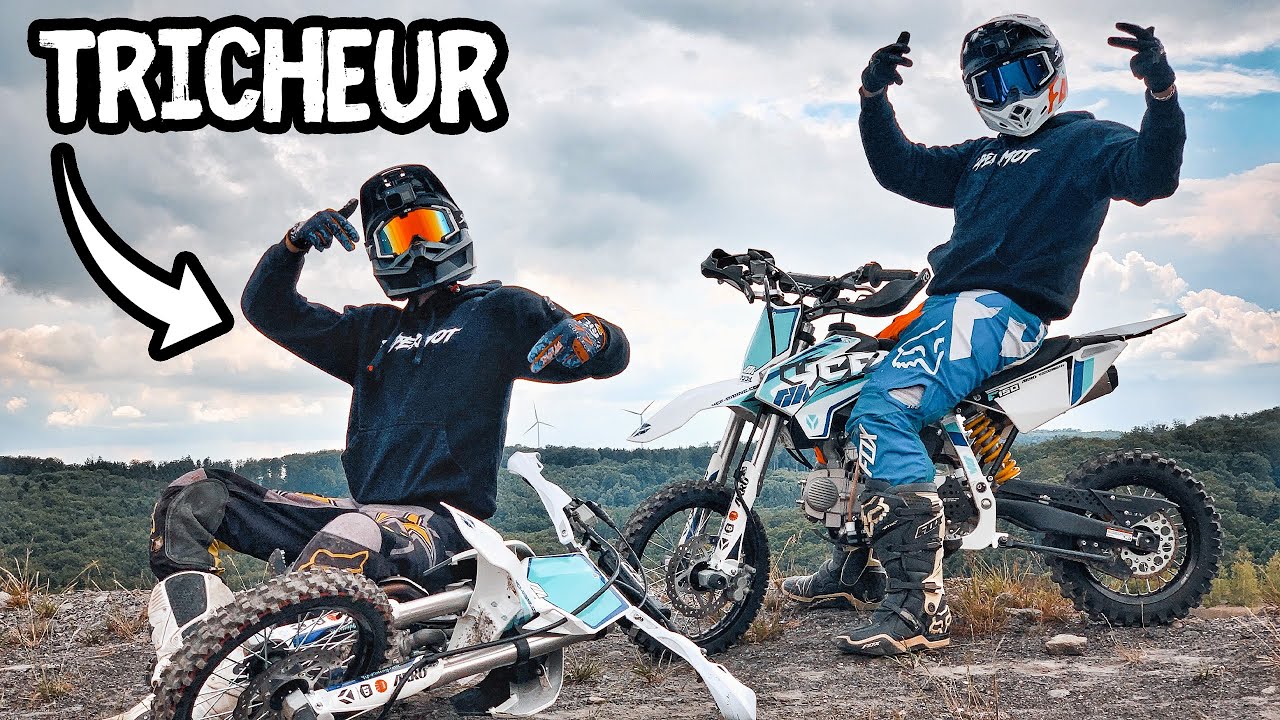 DUEL MOTO : MON FR&Egrave;RE EST UN TRICHEUR !
