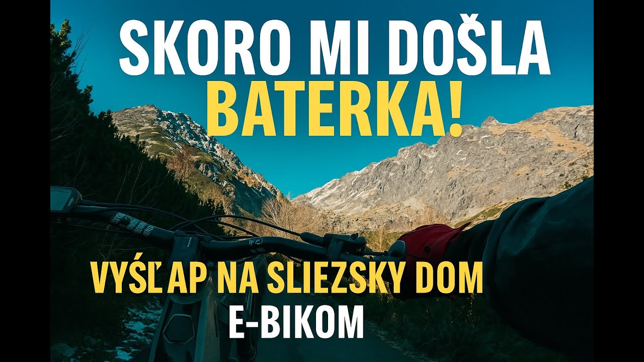 Dal som výšľap na SLIEZSKY DOM na e-biku – skoro mi došla baterka! 😱 Tatry ako ich ešte nevidíš ⚡⛰️