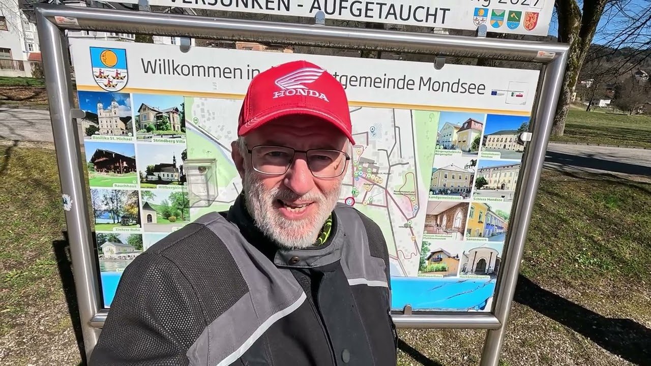 motorbiKing Austria - FRÜHLINGSBEGINN MONDSEE - Biker Herbert - Motorrad Tour HONDA NC750X adventure