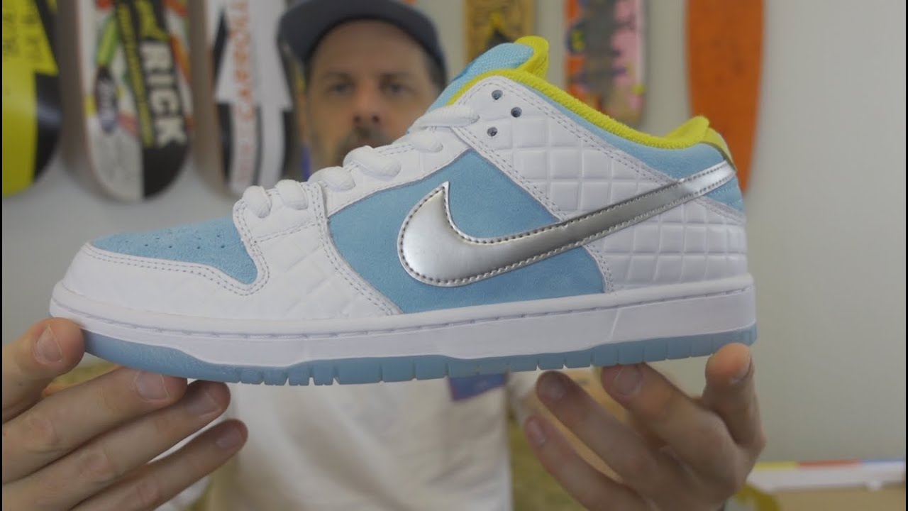 FTC Nike SB Dunk Low / No Face Bluetile tee