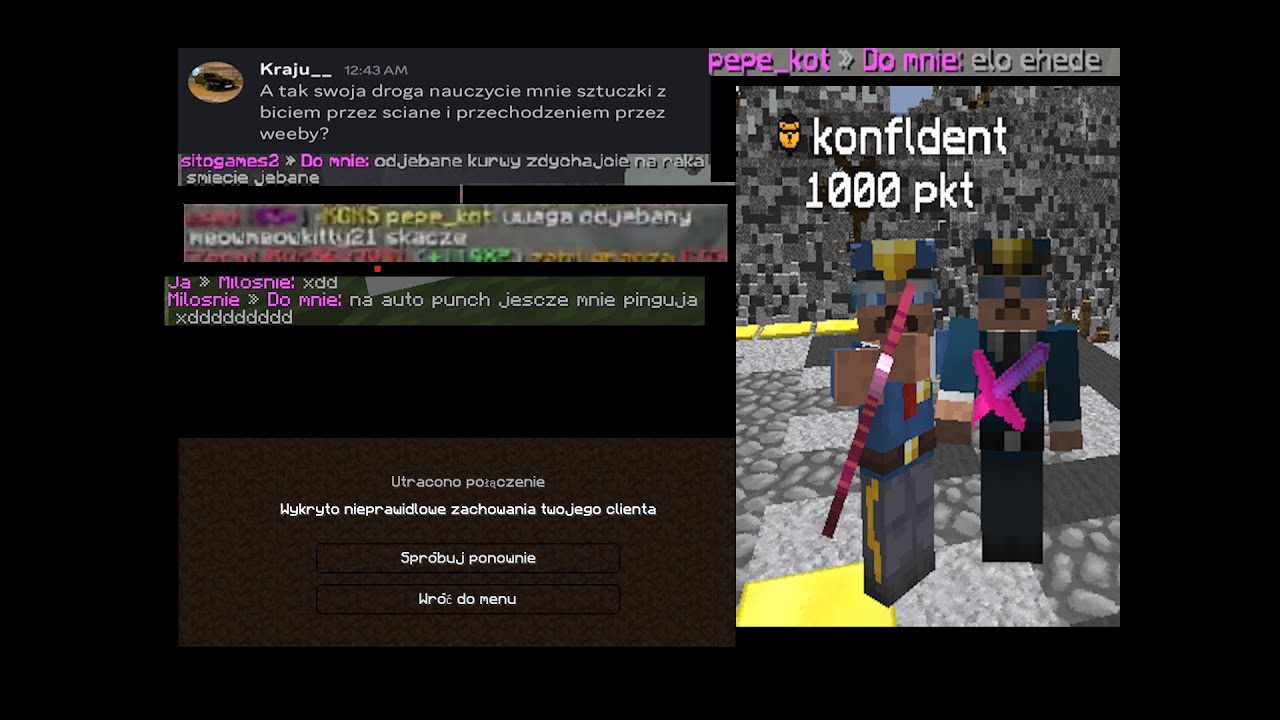 Ptoszek atakuje chestpvp kokscraft.pl