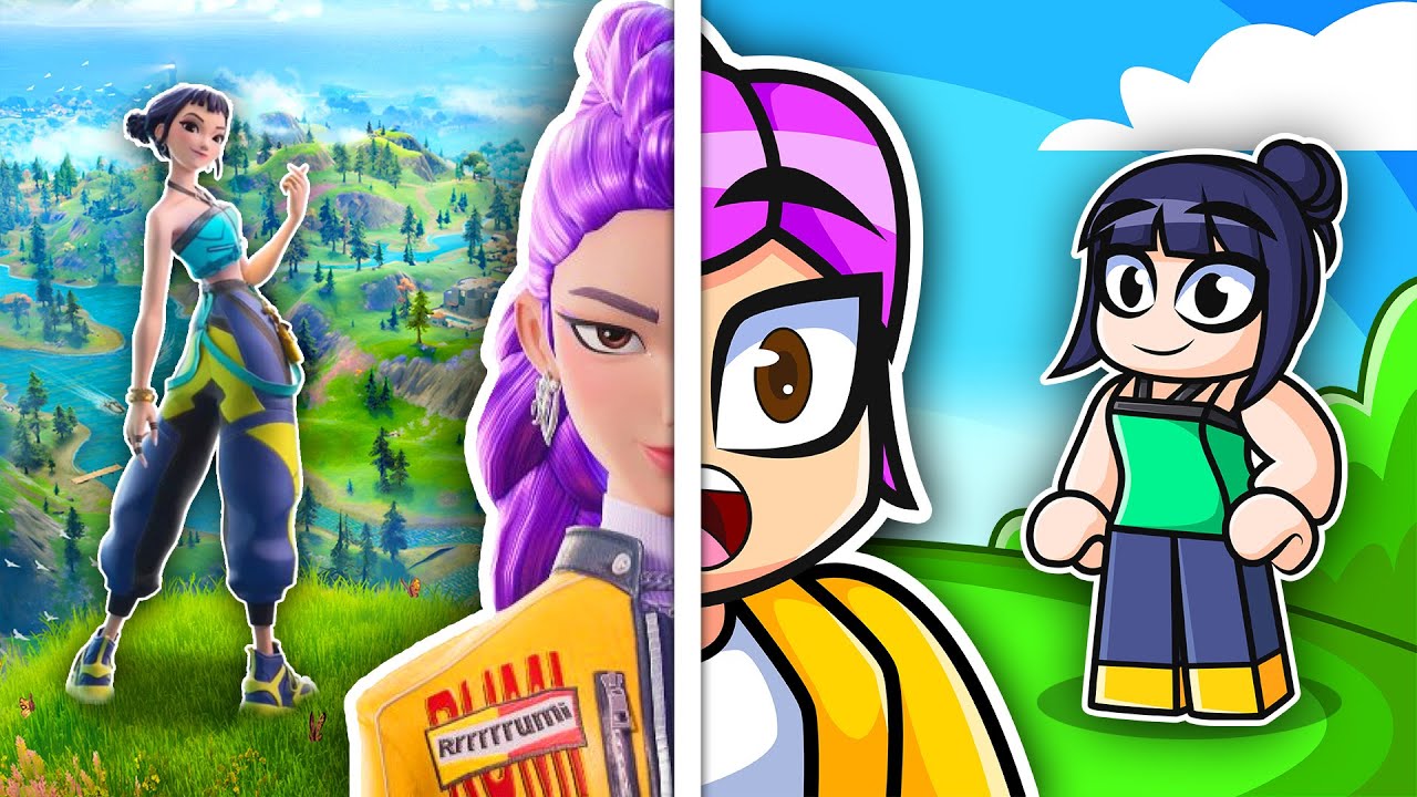 Las HUNTRIX JUEGAN FORTNITE y DEJAN ROBLOX?!😱