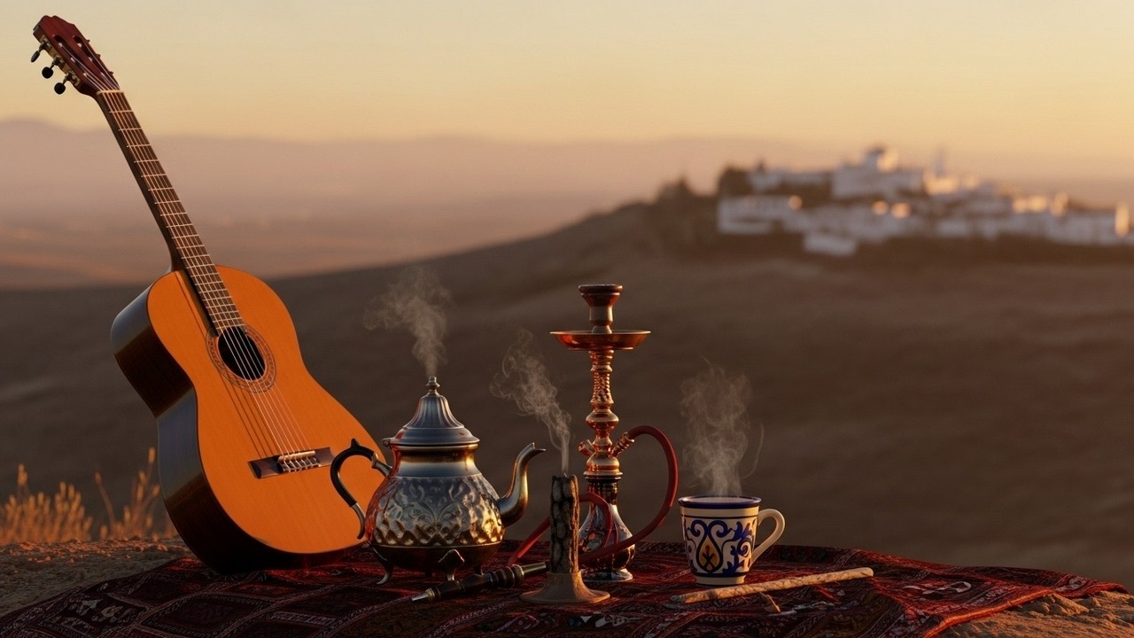 Spanish Guitar & Oud - Relaxing Flamenco Rumba Instrumental With Gentle Calm And Soft Balance