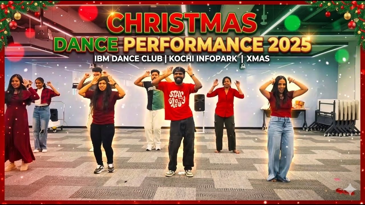 christmas dance performance 2025 | IBM dance club | Kochi Infopark | xmas