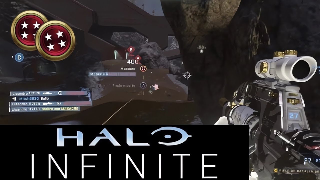 INCREÍBLE MASACRE CON EL S7 SNIPER TERRIBLE EQUIPO Halo Infinite 4K