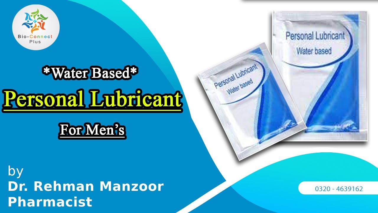 Water-Based Personal Lubricant for Men: Smooth & Safe Comfort