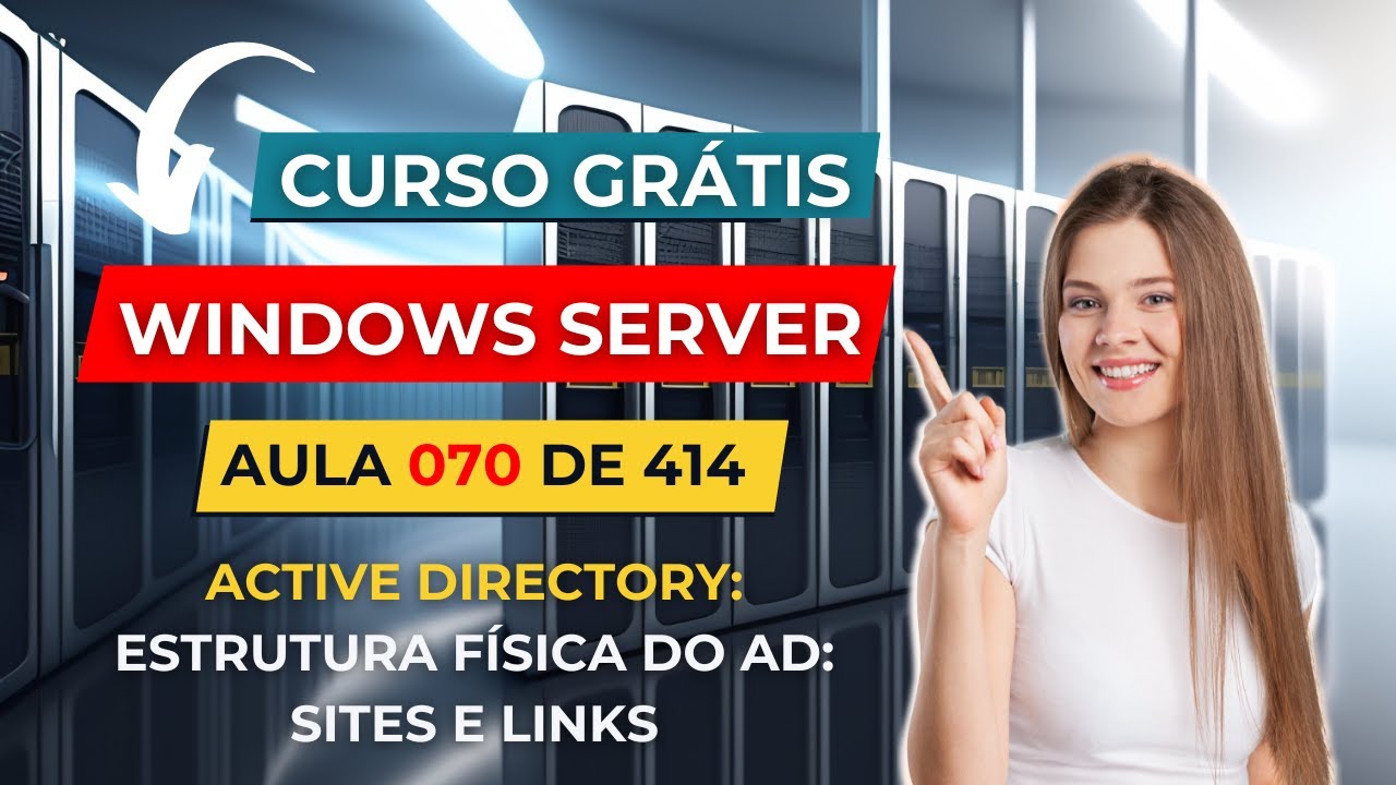 Curso Gratuito de Windows Server - Aula 70 de 414 - Estrutura Física - Sites e Links