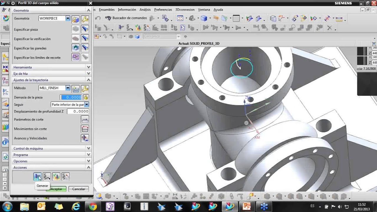 SECUENCIA DE TRABAJO CAD-CAM CON NX CAM-EXPRESS