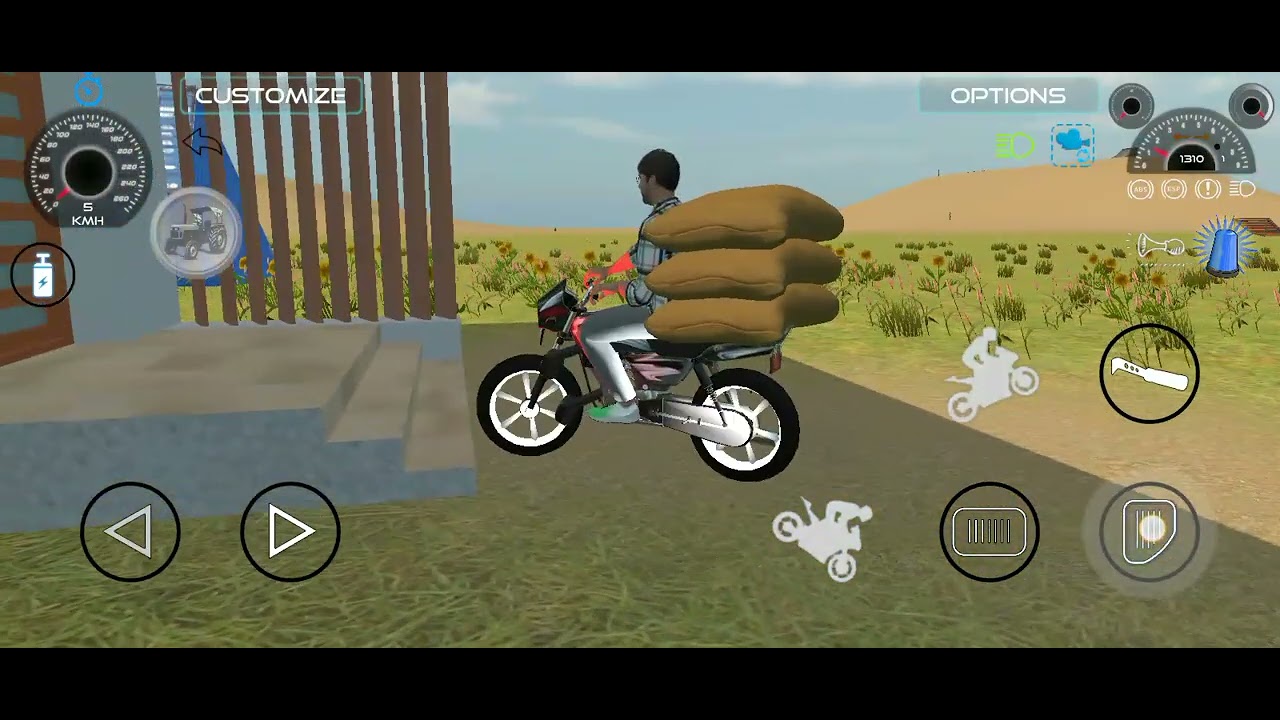 Indian tractor game mein new update bullet 🐎#video #3dindianbikesdriving3dgameindianbikedriving 