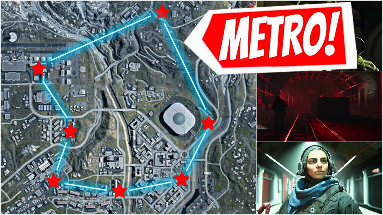 All Warzone METRO Stop Locations for Season 6! | Warzone Update | Call of Duty Modern Warfare
